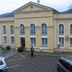 Pension Villa Rosa in Karlovy Vary, image may contain: Neighborhood, Hotel, City, Urban