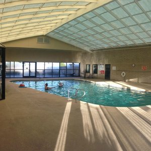 Indoor heated pool and spa