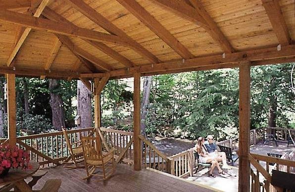 Picnic Gazebo overlooking the creek
