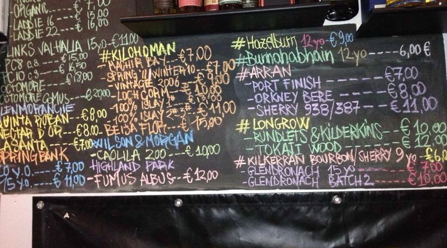 whisky selection