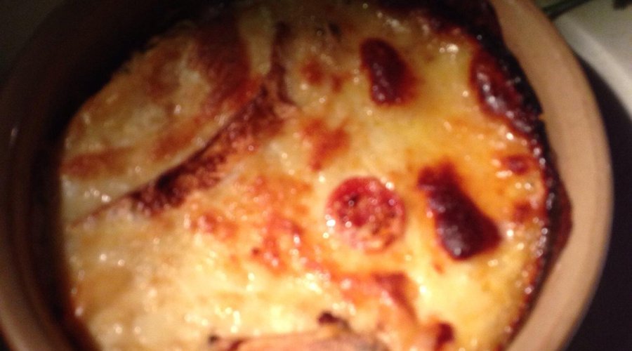 La croute aux 4 fromages.