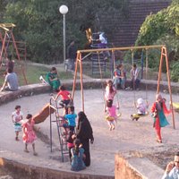 Playing equipments at Thiba Point Garden