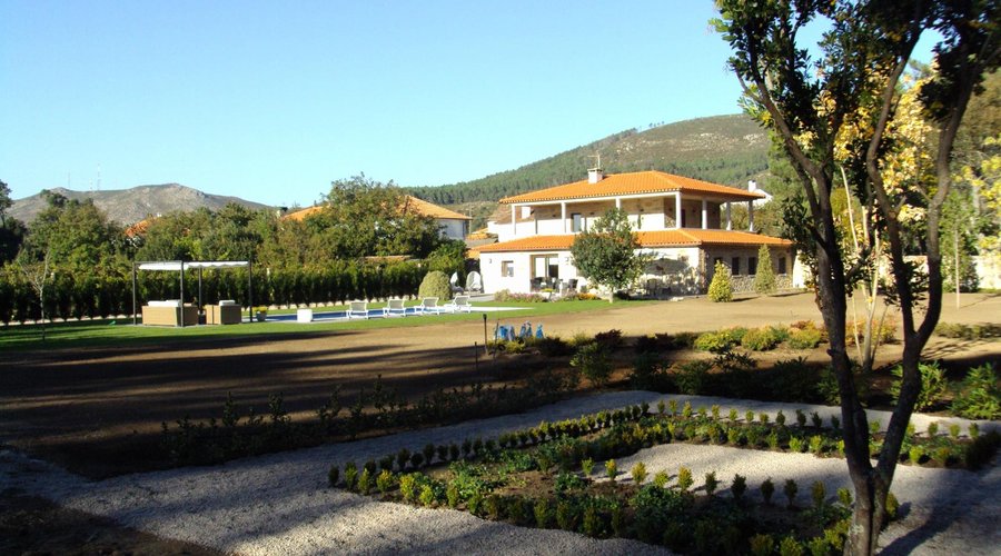 GENERAL VIEW OF HOUSE AND GARDENS