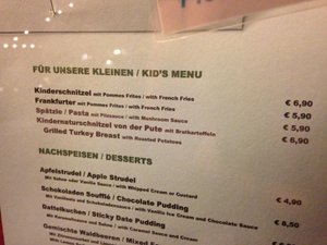 Speisekarte