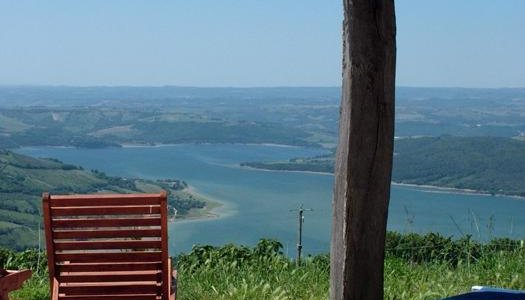 vista dalla piscina