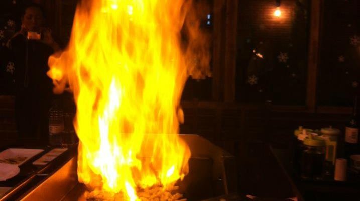 Teppanyaki on Fire!