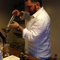 Gin being blended