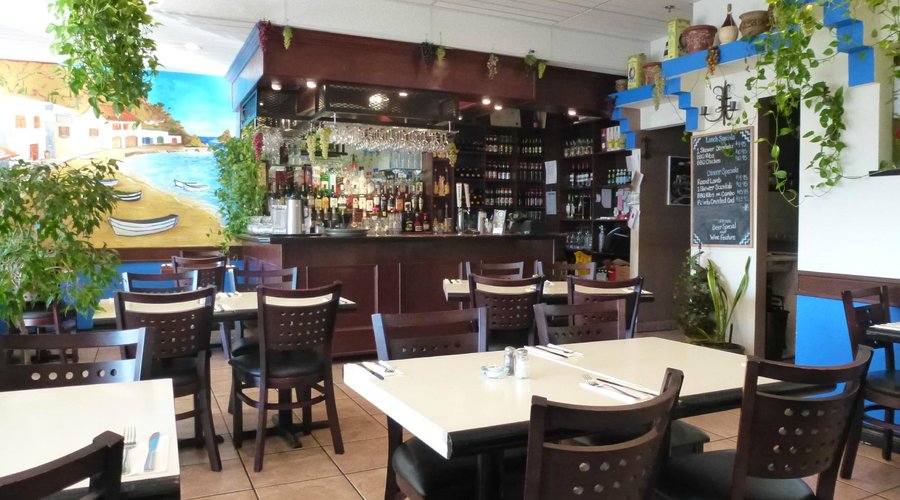Inside the restaurant