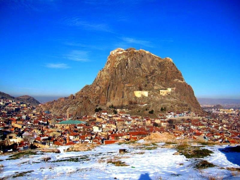 The name of this Turkish city translates to 'Opium Black Fortress