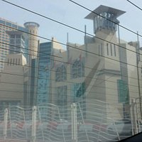 Taken from a cab just before reaching