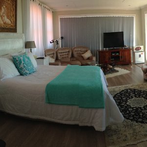 Luxury Suite with 360deg view of the sea & private deck