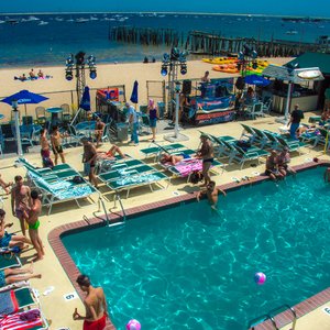 Always fun at our beach-side pool