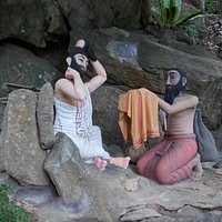 One of the Sculpted Features depicting events from Buddha's Life
