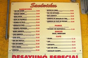 Menú