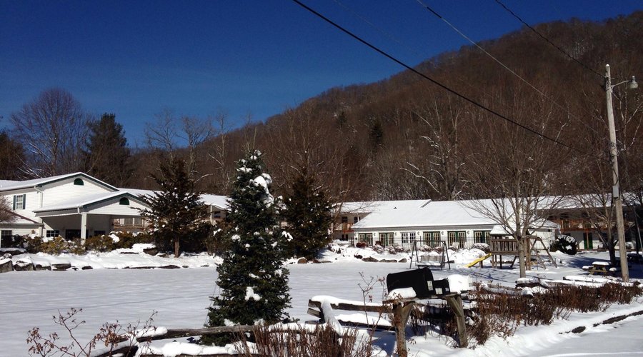 Snow in the valley