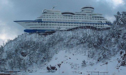view from the beach