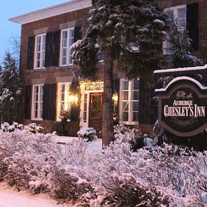 Ontario's Oldest Inn - a great place to curl up by the fire with wine and a book or a lover.