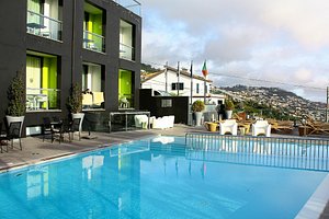 Quinta Mirabela in Madeira, image may contain: Hotel, Villa, Resort, Plant