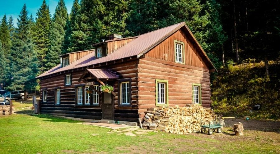 Dine and relax in the historic lodge