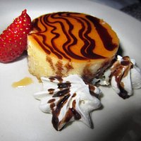Efterrätt - creme caramel med kokossmak