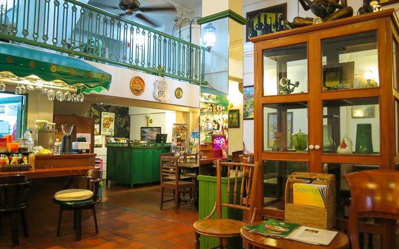 Nice lobby and restaurant.
