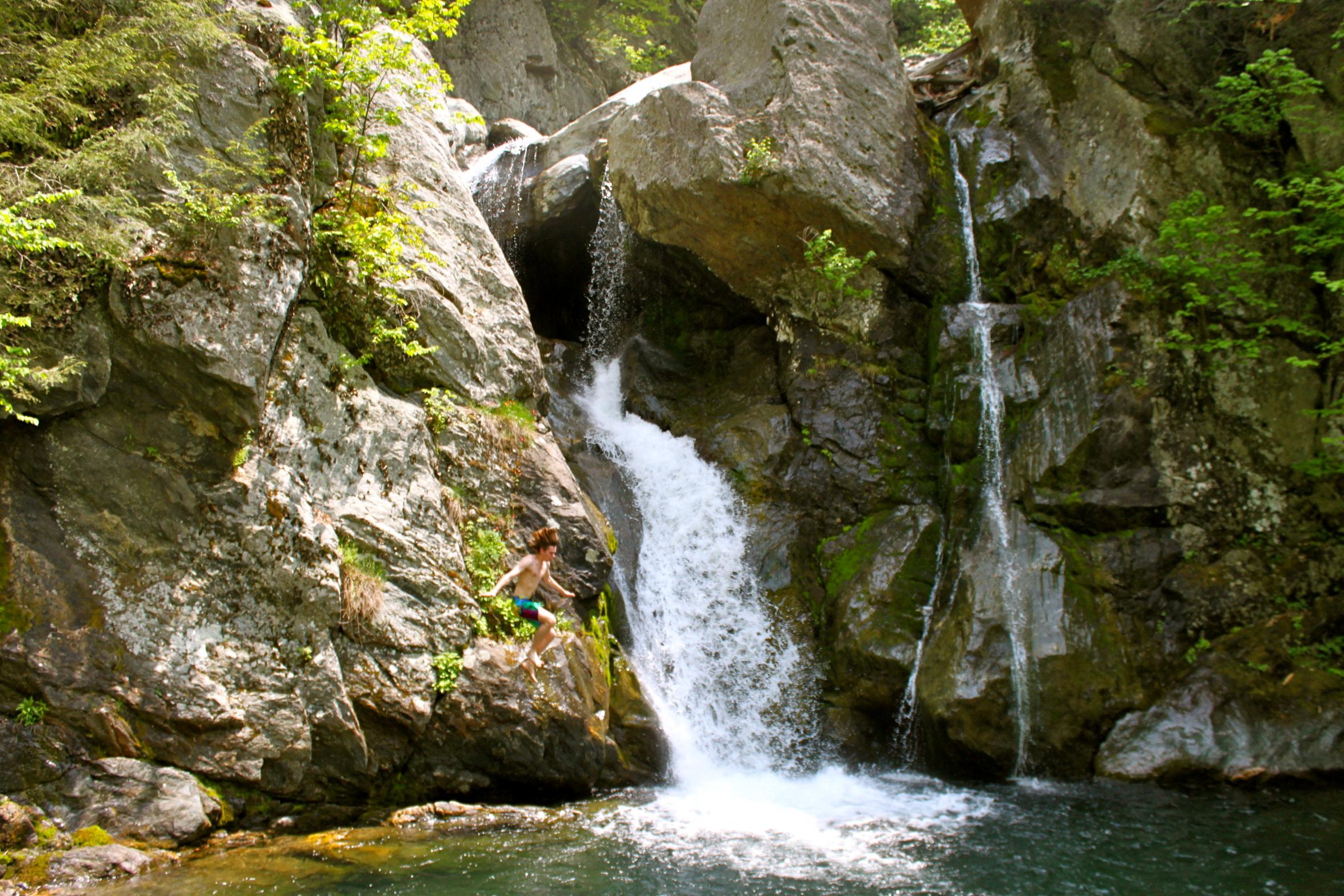 Camping near bash outlet bish falls