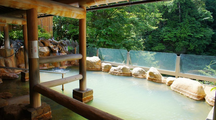 Open-air bath for women