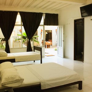 Habitacion amplias, con todas las comodidades para nuestros huespedes.