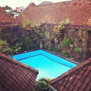 View from rooms on top floor.