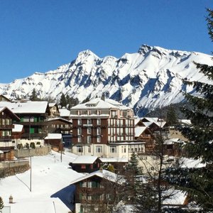 Mitten in Mürren in bester Lage