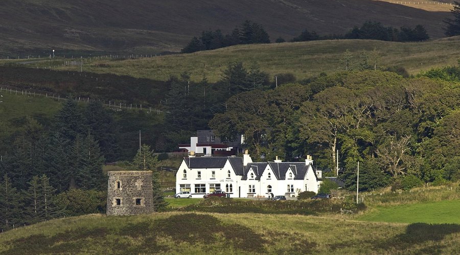The hotel as seen from the ferry