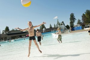 Pool och strand