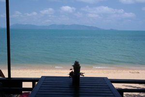 สระว่ายน้ำและชายหาด