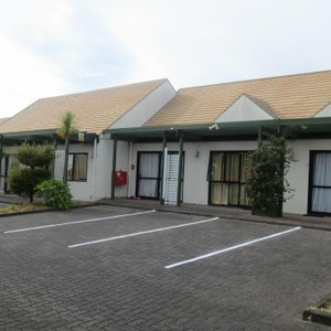 Front of hotel