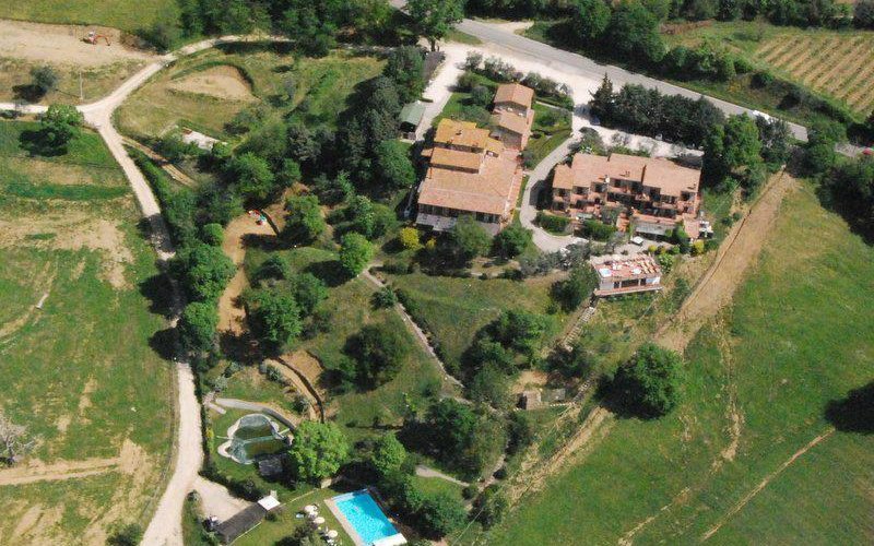 Veduta Panoramica del' Hotel Resort Antico Casale di Scansano