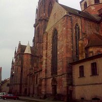 Saint-Georges transept and tower, early morning