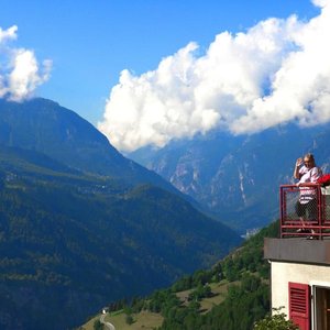 Sonnenterrasse mit bester Aussicht