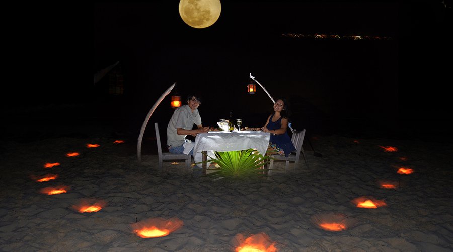Tu cena Romantica en la playa
