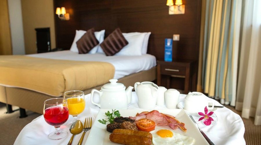 Room with Breakfast Tray