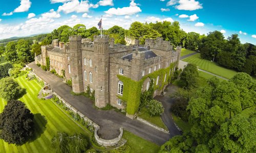Aerial View of Scone Palace