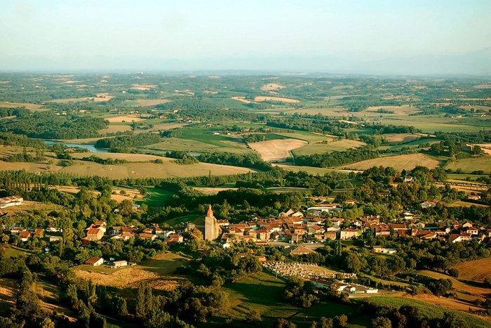 Vue aérienne de Nogaro