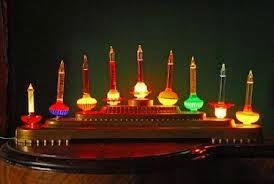 Bubble lights!  upstairs