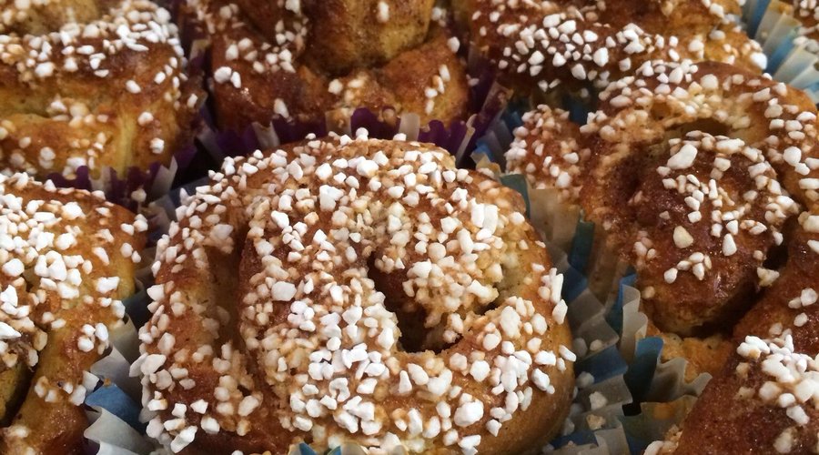 Nybakade kanelbullar