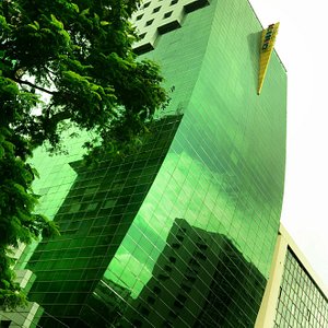 Hotel 71 in Dhaka City, image may contain: City, Green, Urban, High Rise