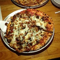 pizza with all the meats
