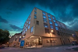 Falkensteiner Hotel Bratislava in Bratislava, image may contain: City, Condo, Office Building, Urban