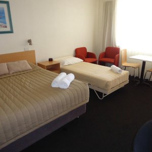 Superior room showing roll-out