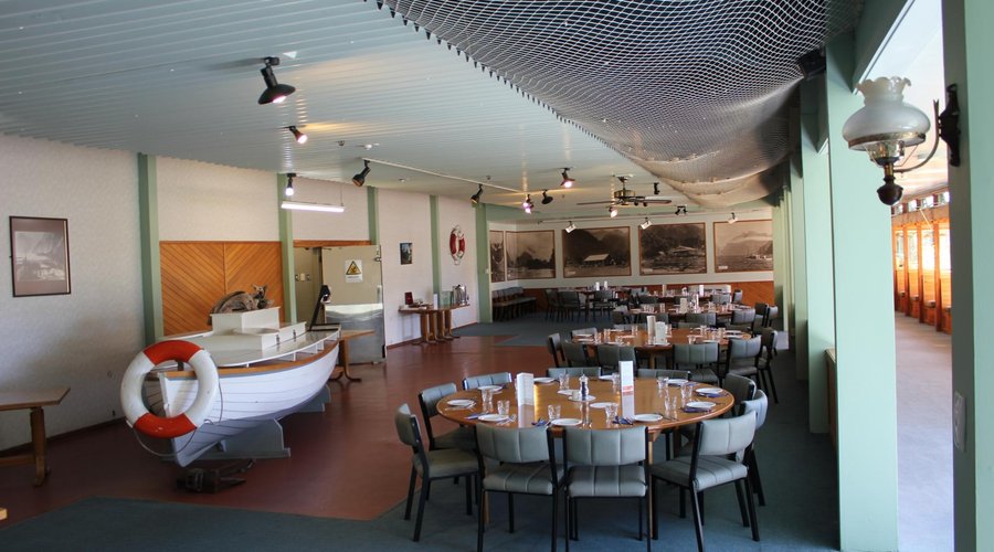 Lodge dining room.