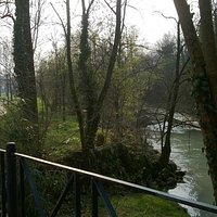 Il fiume Cormor che scorre al lato dell'omonimo Parco