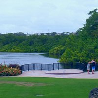 View of the lake